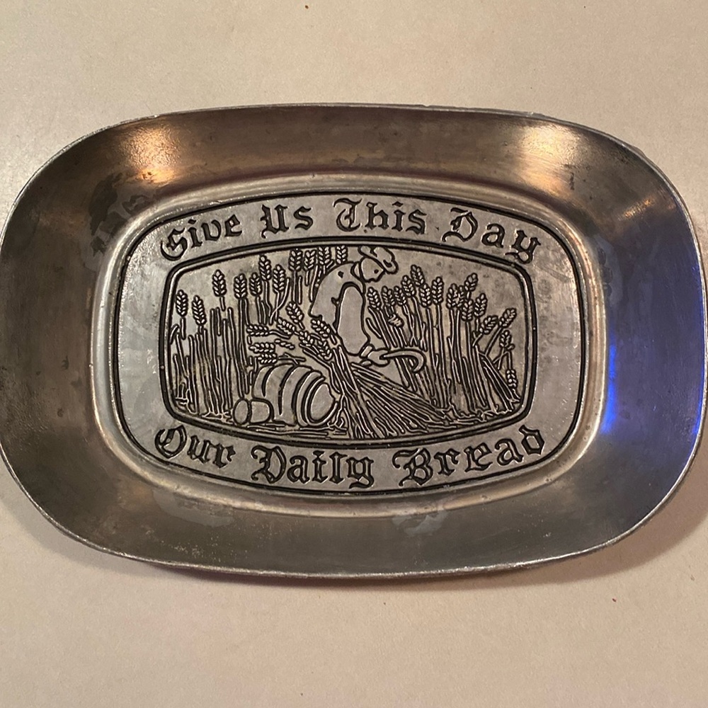 Give us This Day Our Daily Bread tray